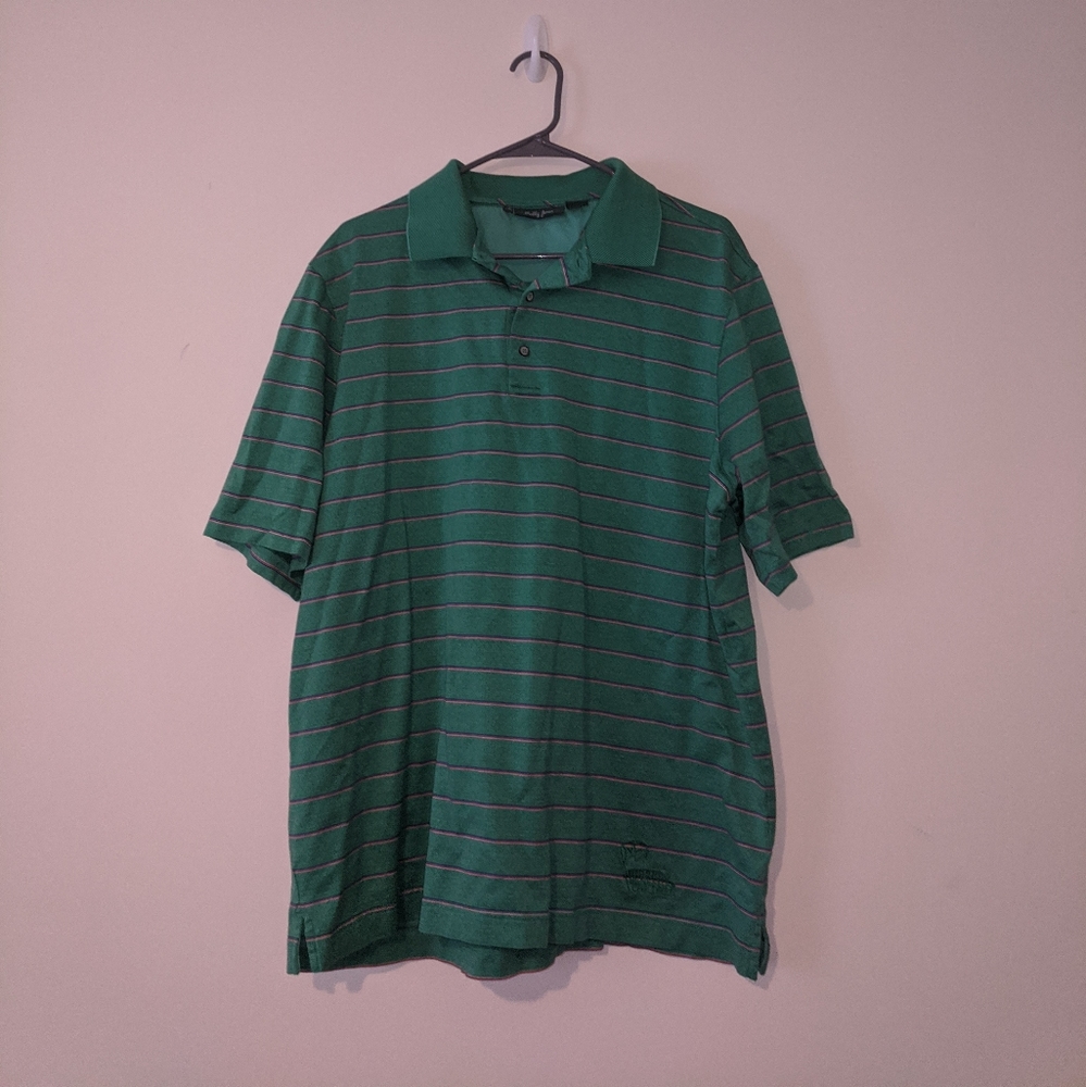 Bobby Jones XL Green Embroidered Polo Shirt